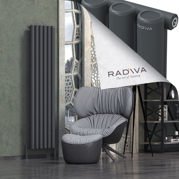 Radiva - Mati Alüminyum Radyatör 1800x440 Koyu Antrasit