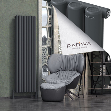 Radiva - Mati Alüminyum Radyatör 1800x588 Koyu Antrasit