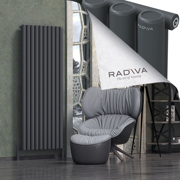 Radiva - Mati Alüminyum Radyatör 1800x736 Koyu Antrasit