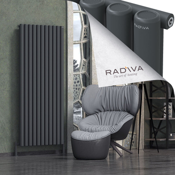 Radiva - Mati Alüminyum Radyatör 1800x810 Koyu Antrasit