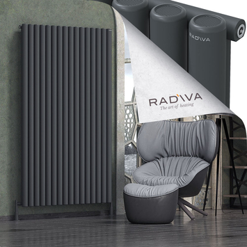 Radiva - Mati Alüminyum Radyatör 1900x1180 Koyu Antrasit