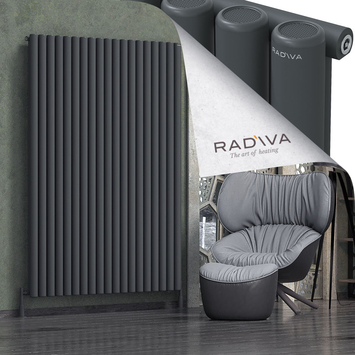 Radiva - Mati Alüminyum Radyatör 1900x1402 Koyu Antrasit