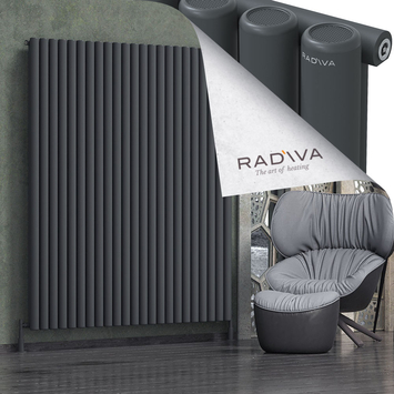 Radiva - Mati Alüminyum Radyatör 1900x1698 Koyu Antrasit