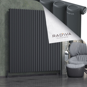Radiva - Mati Alüminyum Radyatör 1900x1994 Koyu Antrasit