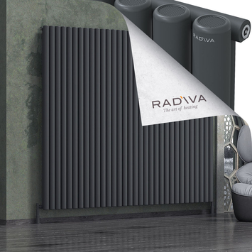 Radiva - Mati Alüminyum Radyatör 1900x2364 Koyu Antrasit