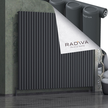 Radiva - Mati Alüminyum Radyatör 1900x2438 Koyu Antrasit