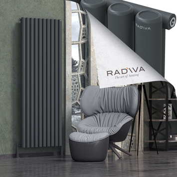 Radiva - Mati Alüminyum Radyatör 1900x736 Koyu Antrasit