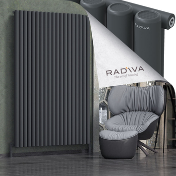 Radiva - Mati Alüminyum Radyatör 2000x1402 Koyu Antrasit
