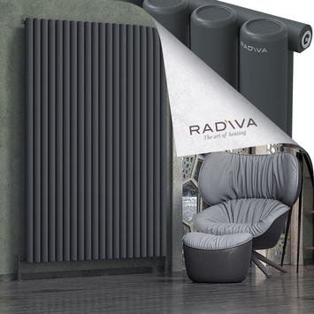 Radiva - Mati Alüminyum Radyatör 2000x1476 Koyu Antrasit