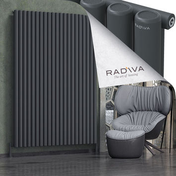 Radiva - Mati Alüminyum Radyatör 2000x1550 Koyu Antrasit