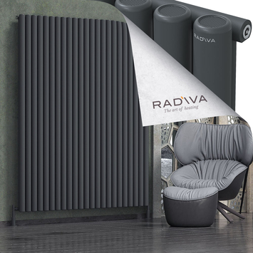 Radiva - Mati Alüminyum Radyatör 2000x1698 Koyu Antrasit
