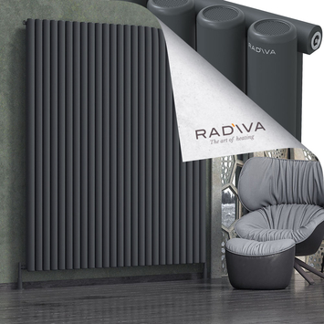 Radiva - Mati Alüminyum Radyatör 2000x1846 Koyu Antrasit