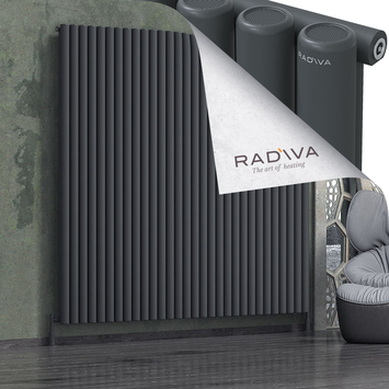 Radiva - Mati Alüminyum Radyatör 2000x2216 Koyu Antrasit
