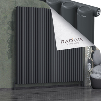 Radiva - Mati Alüminyum Radyatör 2000x2290 Koyu Antrasit