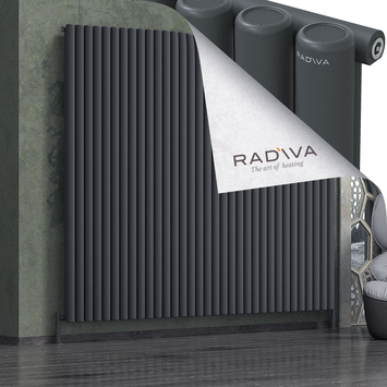 Radiva - Mati Alüminyum Radyatör 2000x2438 Koyu Antrasit