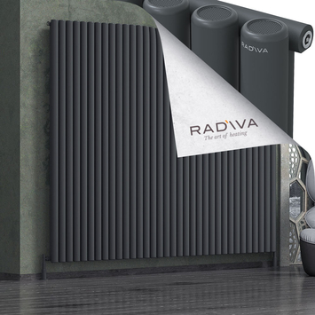Radiva - Mati Alüminyum Radyatör 2000x2512 Koyu Antrasit