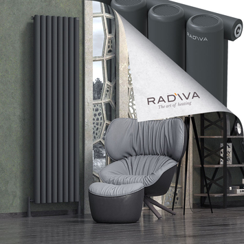Radiva - Mati Alüminyum Radyatör 2000x588 Koyu Antrasit