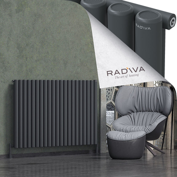 Radiva - Mati Radiateur En Aluminium 1000x1550 Anthracite Foncé