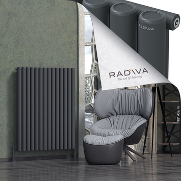 Radiva - Mati Radiateur En Aluminium 1200x1032 Anthracite Foncé