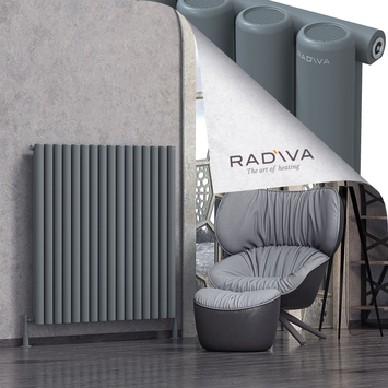 Radiva - Mati Radiateur En Aluminium 1200x1180 Anthracite