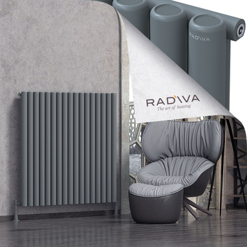 Radiva - Mati Radiateur En Aluminium 1200x1254 Anthracite