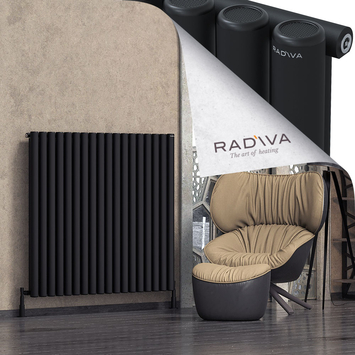 Radiva - Mati Radiateur En Aluminium 1200x1328 Noir