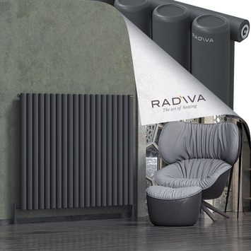 Radiva - Mati Radiateur En Aluminium 1200x1476 Anthracite Foncé