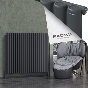 Radiva - Mati Radiateur En Aluminium 1200x1550 Anthracite Foncé