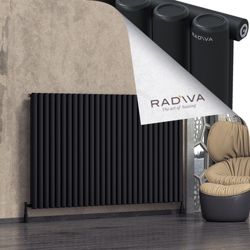 Mati Radiateur En Aluminium 1200x2068 Noir - Thumbnail