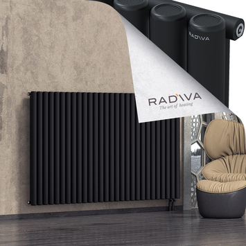 Mati Radiateur En Aluminium 1200x2068 Noir - Thumbnail