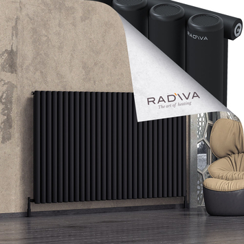 Radiva - Mati Radiateur En Aluminium 1200x2142 Noir