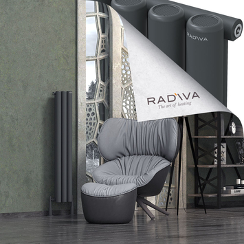 Radiva - Mati Radiateur En Aluminium 1200x218 Anthracite Foncé
