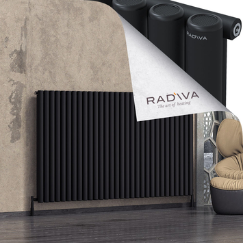 Radiva - Mati Radiateur En Aluminium 1200x2216 Noir