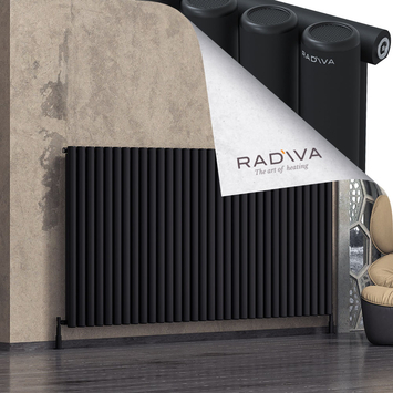 Radiva - Mati Radiateur En Aluminium 1200x2364 Noir
