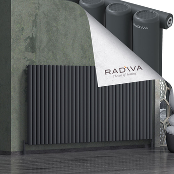 Radiva - Mati Radiateur En Aluminium 1200x2512 Anthracite Foncé