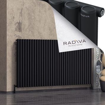 Radiva - Mati Radiateur En Aluminium 1200x2512 Noir