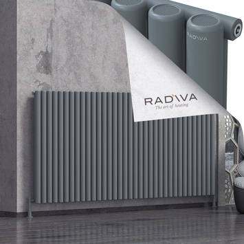 Radiva - Mati Radiateur En Aluminium 1200x2586 Anthracite