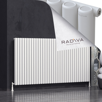 Radiva - Mati Radiateur En Aluminium 1200x2586 Blanc