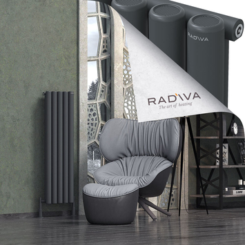 Radiva - Mati Radiateur En Aluminium 1200x366 Anthracite Foncé