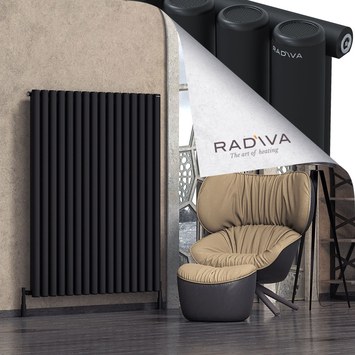 Radiva - Mati Radiateur En Aluminium 1500x1180 Noir