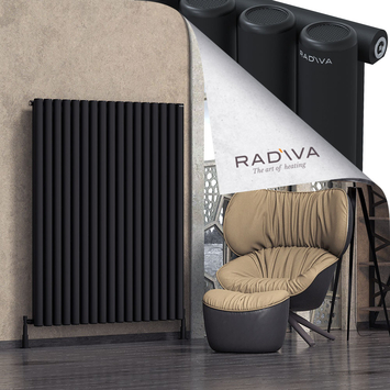 Radiva - Mati Radiateur En Aluminium 1500x1254 Noir