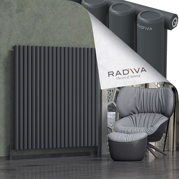Radiva - Mati Radiateur En Aluminium 1500x1550 Anthracite Foncé