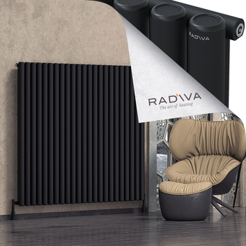 Radiva - Mati Radiateur En Aluminium 1500x1698 Noir