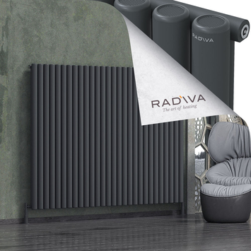 Radiva - Mati Radiateur En Aluminium 1500x2068 Anthracite Foncé