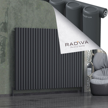 Radiva - Mati Radiateur En Aluminium 1500x2142 Anthracite Foncé