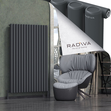 Radiva - Mati Radiateur En Aluminium 1600x1106 Anthracite Foncé