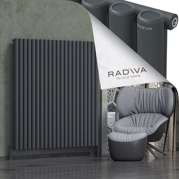 Radiva - Mati Radiateur En Aluminium 1600x1550 Anthracite Foncé