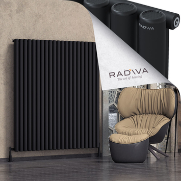 Radiva - Mati Radiateur En Aluminium 1600x1550 Noir