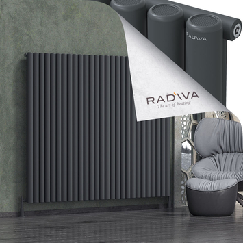 Radiva - Mati Radiateur En Aluminium 1600x1994 Anthracite Foncé