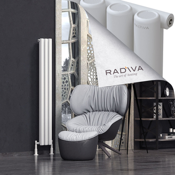 Radiva - Mati Radiateur En Aluminium 1600x218 Blanc